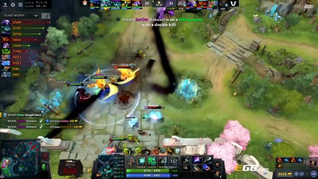 ���% gets a double kill!