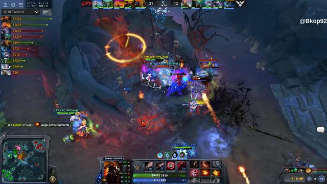 LFY.Monet gets a double kill!