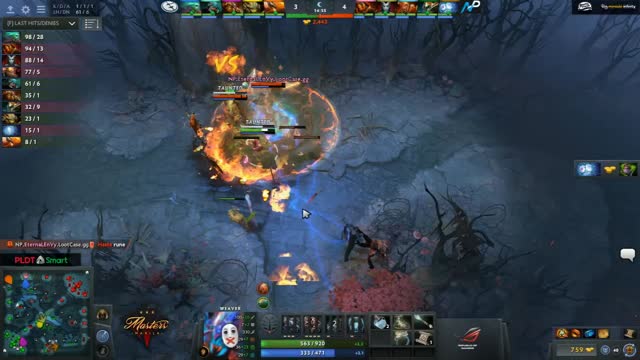 Fnatic.EternaLEnVy kills EG.Arteezy!