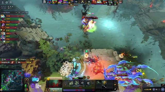 Dendi gets a double kill!