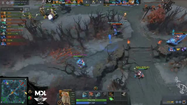 Newbee.kpii kills Mski.MuShi-!