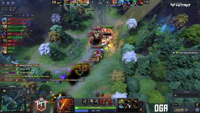 PSG.LGD.Faith_bian gets a double kill!