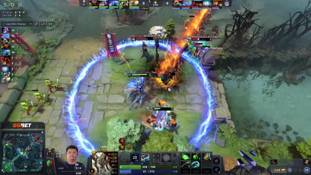 PSG.LGD.Faith_bian takes First Blood on OG.AMMAR_THE_F!