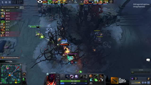 Vega.CeMaTheSlayeR kills Na`Vi.LeBronDota!