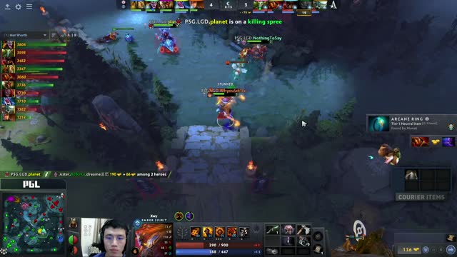 PSG.LGD gets 3 kills!