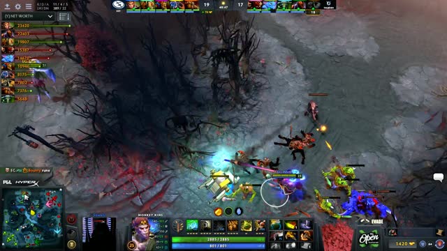 EG.Arteezy kills Yang!