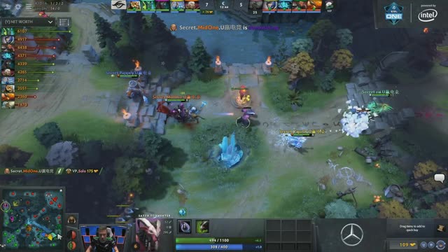 Secret.MidOne kills VP.Solo!