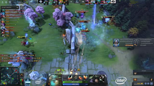 Secret.Puppey gets a double kill!