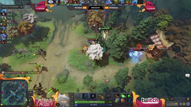 EG.Arteezy gets a double kill!