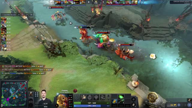 PSG.LGD.NothingToSay kills Secret.Puppey!