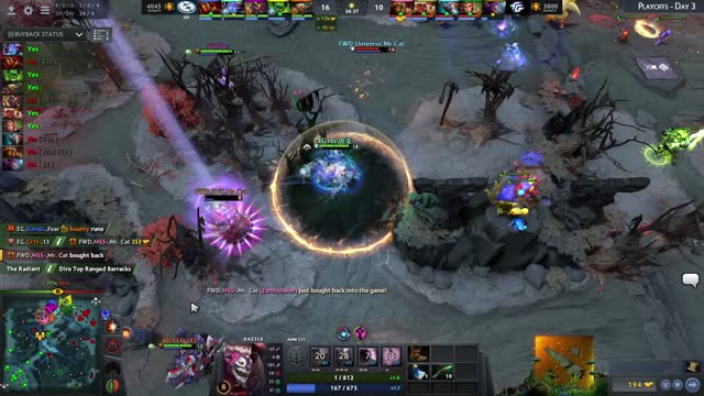 EG.Arteezy gets a double kill!