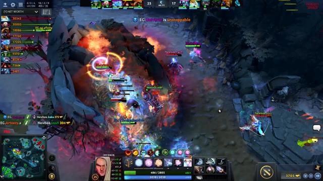 EG.Universe's triple kill leads to a team wipe!