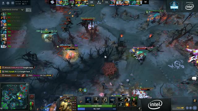 FWD teamwipes Mineski!