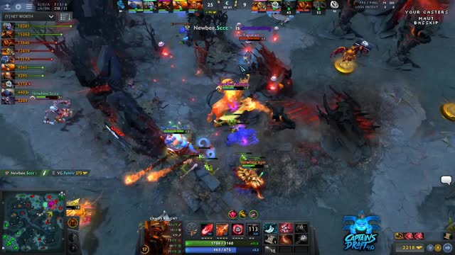 Newbee.Sccc gets a double kill!