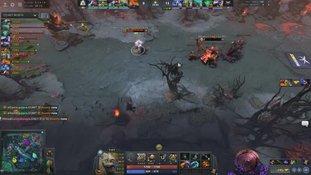 Mineski gets a kill!