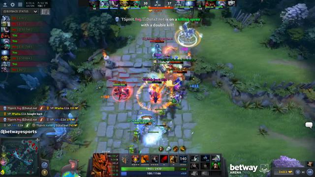 VP teamwipes TSpirit!