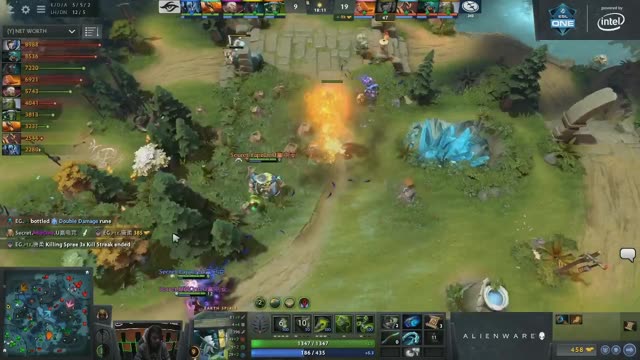 Secret.MidOne kills EG.Arteezy!