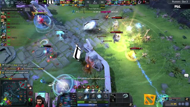 EHOME.old chicken's ultra kill leads to a team wipe!