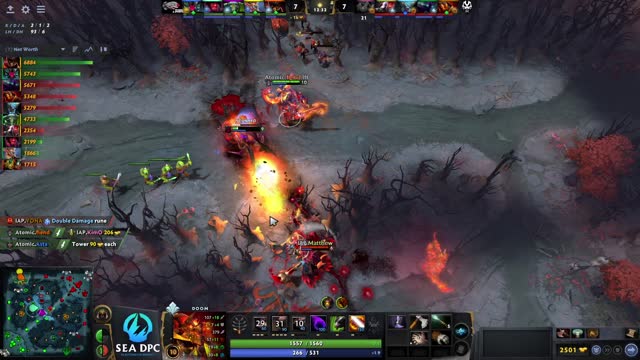 RANK 300 OFFLANE PLAYER gets a double kill!