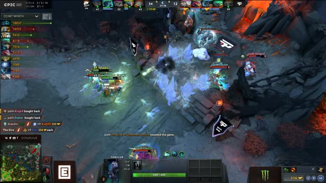 w33 gets a double kill!