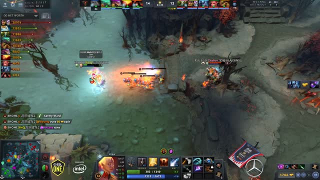 PSG.LGD.Chalice kills EHOME.XinQ!