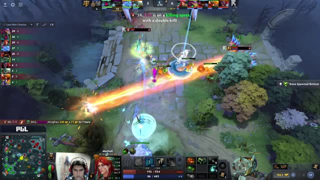 Arteezy gets a double kill!