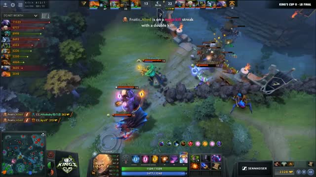 Fnatic.Abed gets a triple kill!