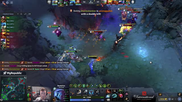 Stormstormer gets a triple kill!