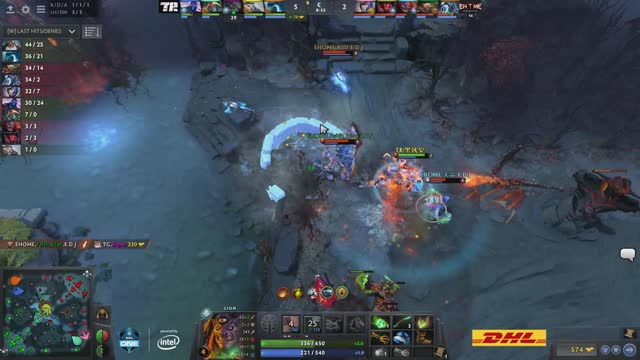 EHOME gets 2 kills!