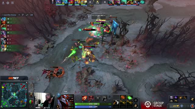 PSG.LGD.NothingToSay takes First Blood on QCY.Quinn!