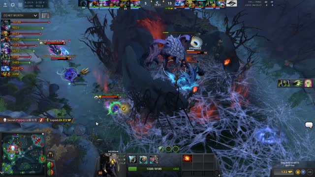 Secret.Puppey gets a double kill!