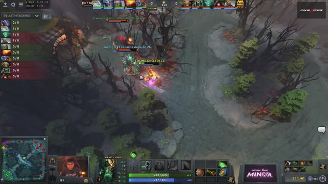 322 takes First Blood on EHOME.XinQ!
