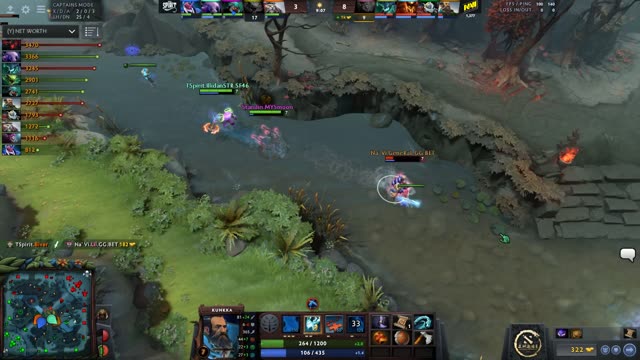 Na`Vi.Dendi gets a double kill!