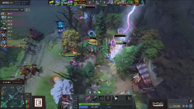 Na`Vi.LeBronDota takes First Blood on Newbee.Faith!