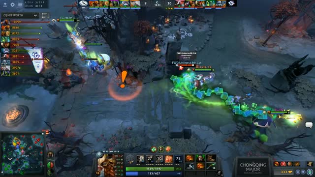 EG.Arteezy kills Fnatic.Universe!