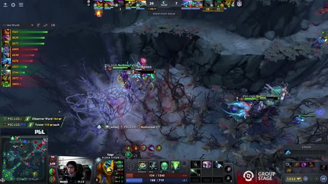 PSG.LGD.NothingToSay kills OG.Taiga!