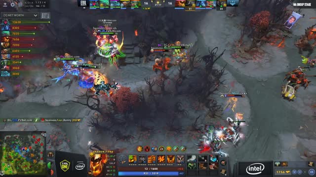 EG.Arteezy gets a triple kill!