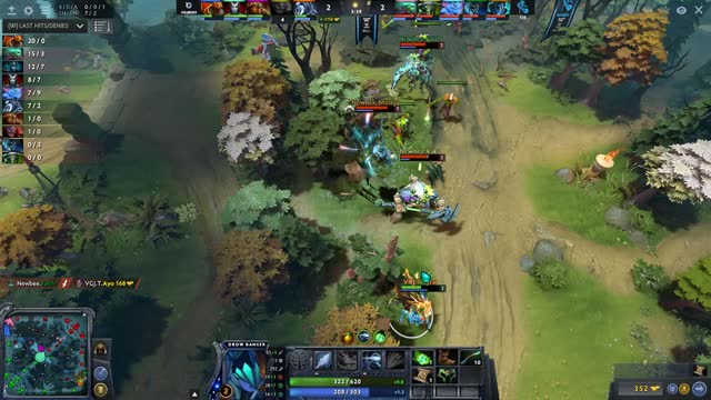 Newbee.Faith gets a double kill!