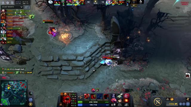 EG.Arteezy gets a double kill!