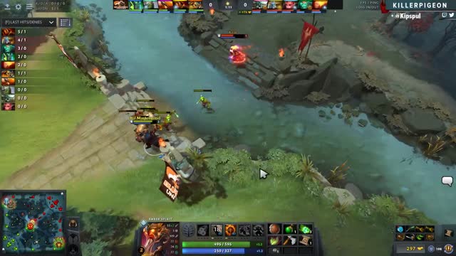 tw.tv/ark_dota takes First Blood on buugi!