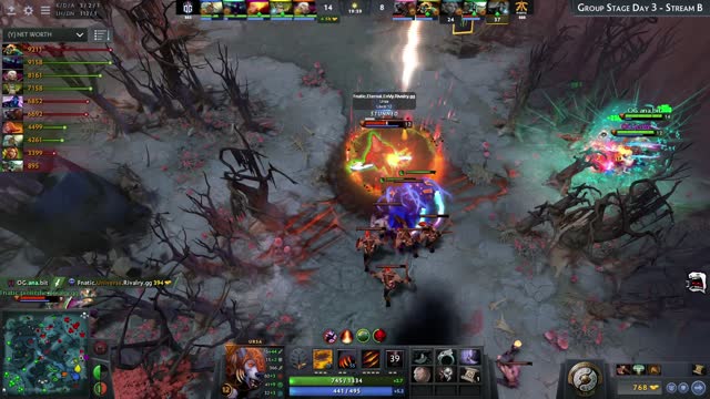 Topson's double kill leads to a team wipe!