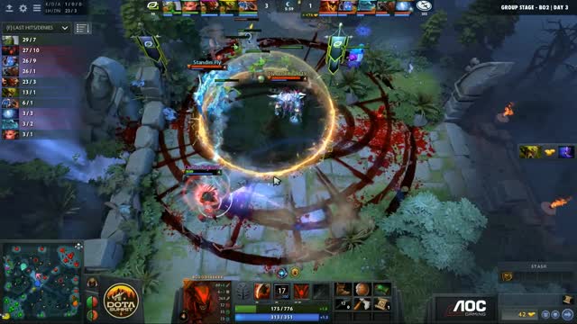 EG.Arteezy kills OpTic.Pajkatt!