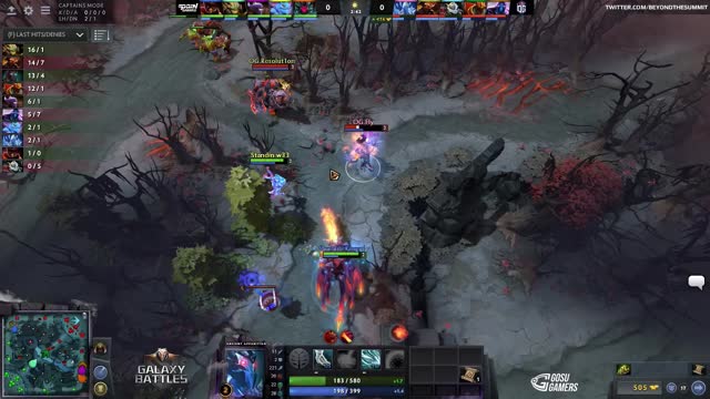 w33 takes First Blood on OG.Fly!