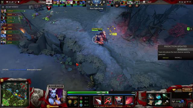 EHOME.old chicken's double kill leads to a team wipe!