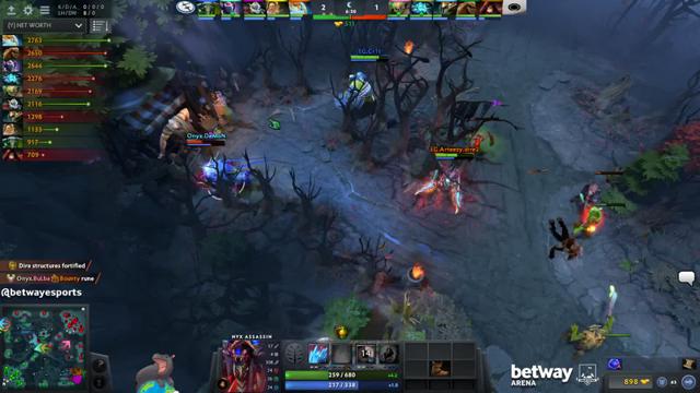 EG.Arteezy kills DeMoN!