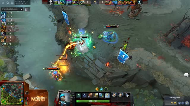 EHOME.hym takes First Blood on HAlf!