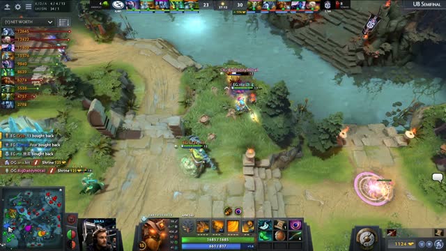 EG.Arteezy kills OG.N0tail!