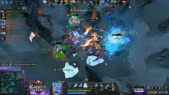 EG.Arteezy gets a triple kill!