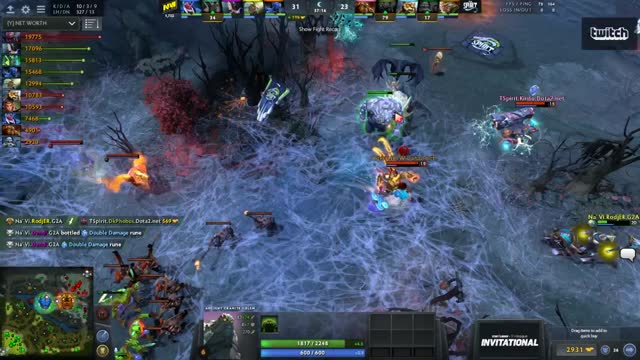 Na`Vi.Dendi gets a double kill!