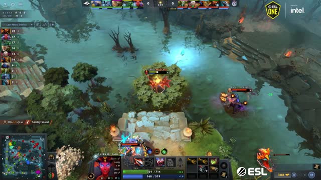 OG.bzm takes First Blood on MidOne!